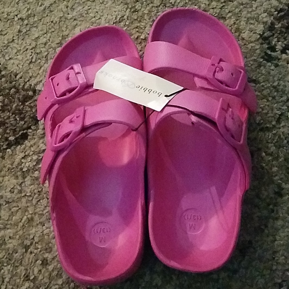NWT Bobbie Brooks Girls Pink Sandals